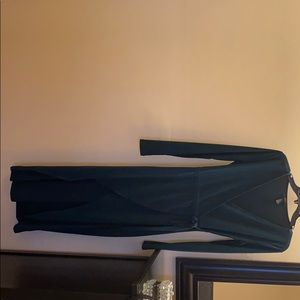 Wrap front Hi-Lo maxi dress,size M